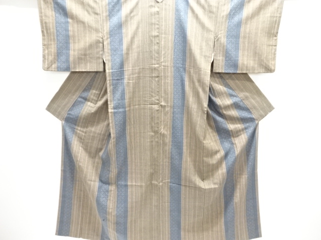 JAPANESE KIMONO / YUKI TSUMUGI / WOVEN RHOMBUS / INTANGIBLE CULTURAL HERITAGE